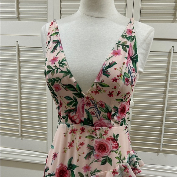 New Fame and Partners Floral Pink Maxi Dress - Picture 10 of 16